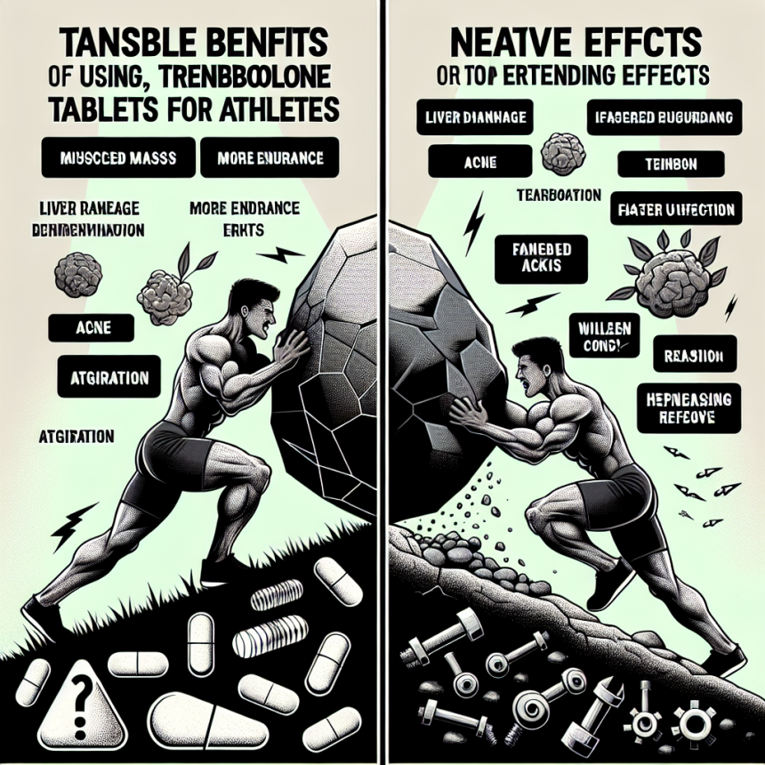 Trenbolone tablets: benefits and risks for athletes