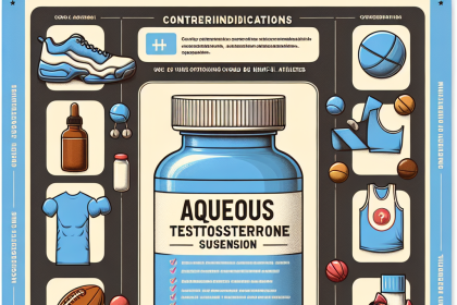Aquous testosterone suspension: contraindications for athletes