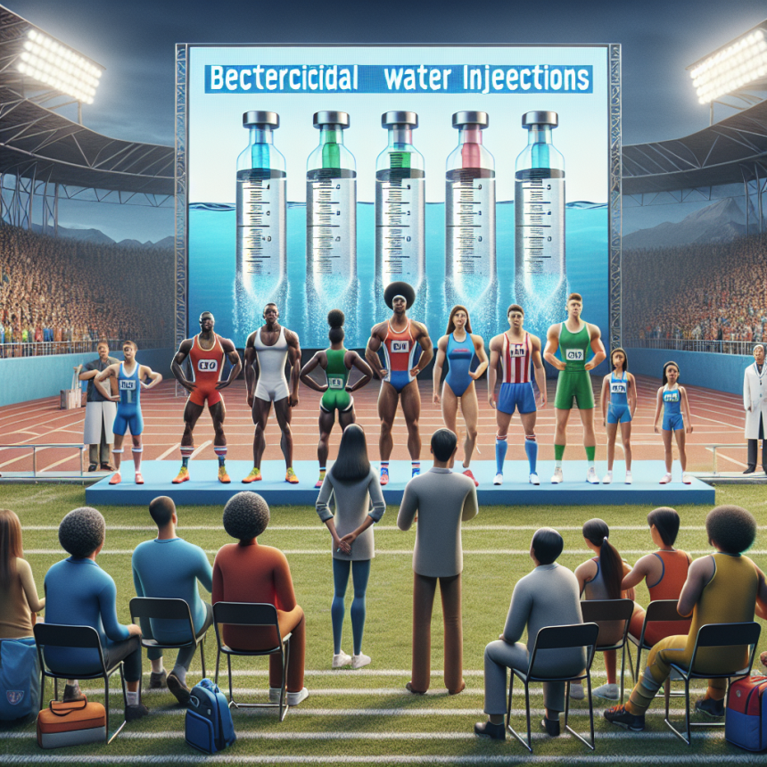 Bactericidal water injections: a valuable support for athletes