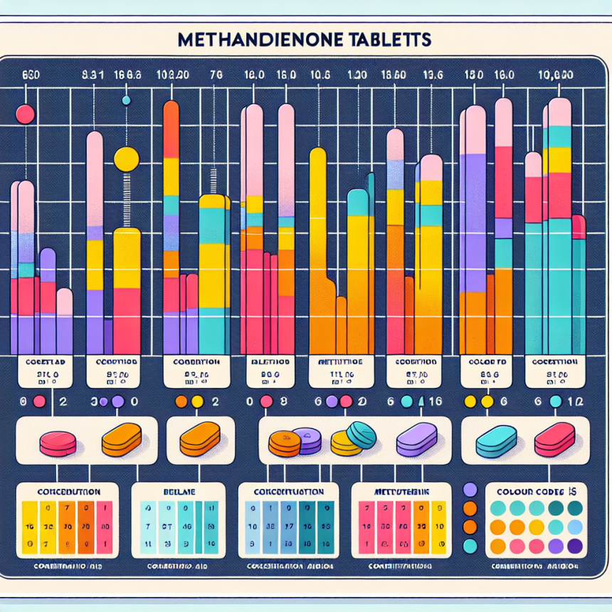 Concentration variations of methandienone compresse on the market