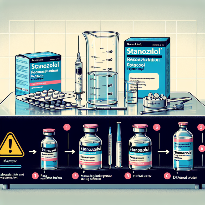 Reconstitution protocol for stanozololo compresse