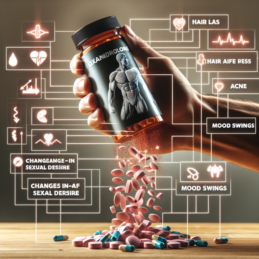 Short-term side effects of oxandrolone