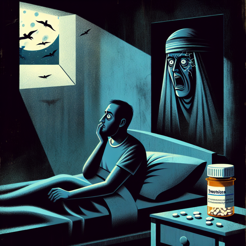 Sleep disruption associated with trestolone acetato