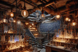 Underground lab versions of halotestin: history