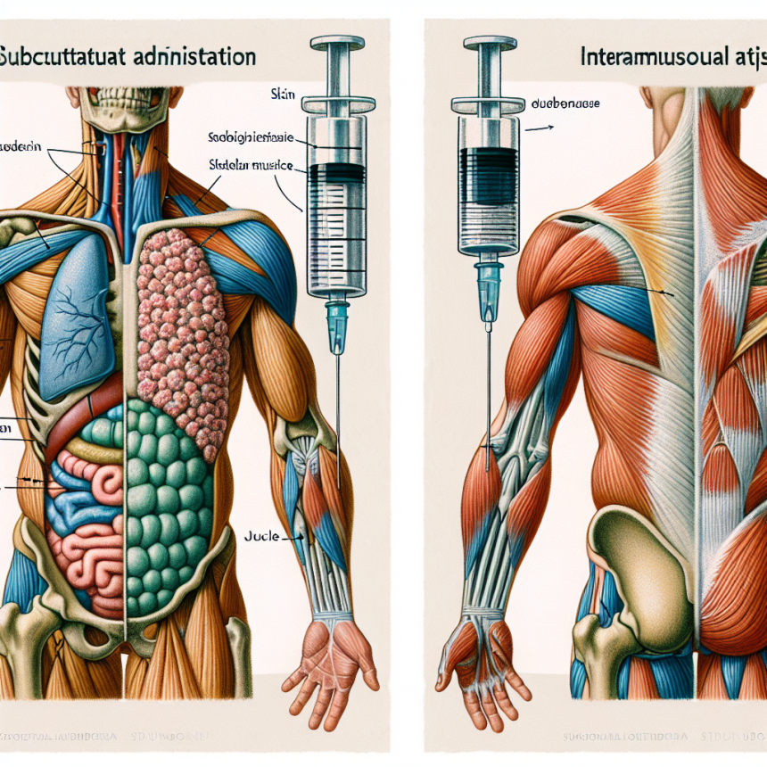 Subcutaneous vs intramuscular administration of stenbolone